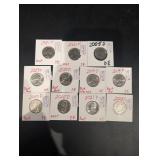 Washington Quarters - 1981P, 2000P/D, 2005D, 2014D, 2019P, 2021D, 2023D, 2002S