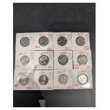 Washington Quarter Collection - 12 Coins, P/D 1999-2024, Variety Codes Noted