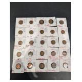 Assorted Lincoln Cent Die Notes (D-Mint) 1955-2021D in Individual Holders