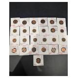 Assorted Lincoln Cent Variety Coin Holders - 1946-2024 (D/S Mintmarks)