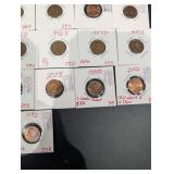 Assorted Lincoln Cent Variety Coin Holders - 1946-2024 (D/S Mintmarks)