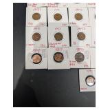 Assorted Lincoln Cent Variety Coin Holders - 1946-2024 (D/S Mintmarks)