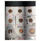 Lincoln Cent Coin Assortment (Lot of 20) - Assorted Years & Mint Marks