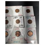 Lincoln Cent Coin Assortment (Lot of 20) - Assorted Years & Mint Marks
