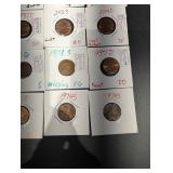 Lincoln Cent Coin Assortment (Lot of 20) - Assorted Years & Mint Marks
