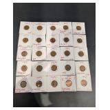 Lincoln Cent Variety Assortment (25 coins) - Floating Roof & Small Date