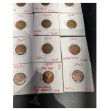 Lincoln Cent Variety Assortment (25 coins) - Floating Roof & Small Date