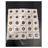 Lincoln Cent Variety Assortment (1969S, 1970D, 1956D, 2009) (Lot of 20)