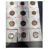 Lincoln Cent Variety Assortment (1969S, 1970D, 1956D, 2009) (Lot of 20)