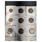 Lincoln Cent Variety Assortment - 25-Piece Dates 1953S-2024D