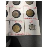 World Coin Collection (12 Coins) - Yugoslavia, France, Switzerland, Ireland, UK, Ecuador & Swiss