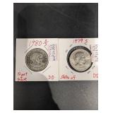 Lot Of 3 Susan B Anthony Dollars