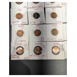 25 U.S. Lincoln Cent Pennies - Handwritten Variety Notes (1961-2015)
