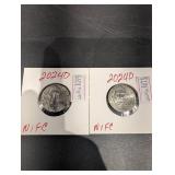2024 P & 2024 D Jefferson Nickel (NIFC Marked)
