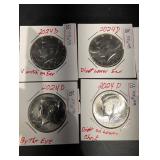 2024-D Kennedy Half Dollar (6 Coins) with Hand-Noted Die Marker Cards