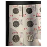 Washington Quarter Coin Assortment (12 Coins) 1994-2025 P & D Mint Marks