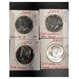 2024-D Kennedy Half Dollar (6 Coins) with Hand-Noted Die Marker Cards