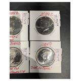 2024-D Kennedy Half Dollar (6 Coins) with Hand-Noted Die Marker Cards