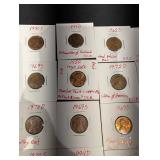 Lincoln 1-Cent Variety Coins - DLO, DCO, DDR Notes (1955S-1994D Dates)