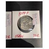 Lot Of 3 Susan B Anthony Dollar Coins