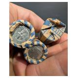Bison Nickel Lot 3 Rolls