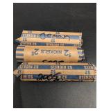 Bison Nickel Lot 3 Rolls