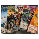 6-Book Comic Assortment: The Walking Dead, The X-Men, Iron Man & Hulk, X-Treme X-Men #1