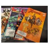 6-Book Comic Assortment: The Walking Dead, The X-Men, Iron Man & Hulk, X-Treme X-Men #1