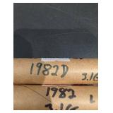 Lot of 4 Rolls Of 1982-D Pennys