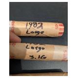 Lot Of 3 Rolls Of 1982 Penny's