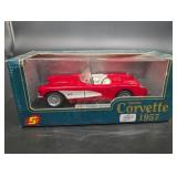 Superior 1:24 Chevrolet Corvette 1957 Fuel Injection Die-Cast Model Box