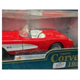 Superior 1:24 Chevrolet Corvette 1957 Fuel Injection Die-Cast Model Box