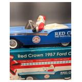 Red Crown 1957 Ford Convertible - Die Cast Coin Bank - 1/25 Scale - Limited Edition