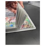 Binder Full Of Baseball Cards.