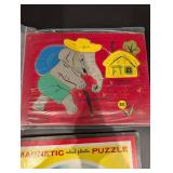 Playskool Magnetic Puzzle - Elephant Theme - 12 Pieces - Ages 2-6