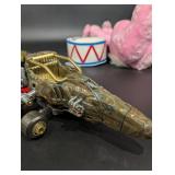 EnerGizer Round Container with Plush Bunny and Vehicle Parts - Mixed Toy Collection