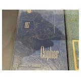 University of Minnesota Gopher Yearbooks 1957, 1958, 1961
