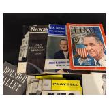 Playbill & Stage Theatre Ephemera Dinner at Eight, Gwen Verdon, Kennedy/Johnson Memorabilia