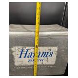 Hamm's Beer Vintage Metal Ice Chest Cooler with Original Logo
