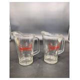 Budweiser Glass Mugs - 2 Pack
