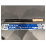 Corn Knife - 18 In Carbon Steel Blade - Wood Handle