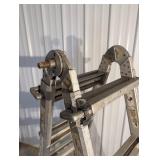Used Aluminum A-Frame extendable Step Ladder