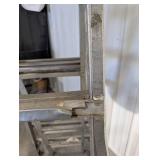 Used Aluminum A-Frame extendable Step Ladder
