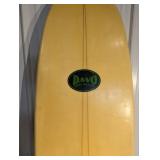 Davo Surf Design Longboard Surfboard - Deck Logo