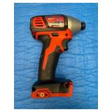 Brand New Milwaukee M18 1/4' Hex Impact Driver (Model 2656-20).