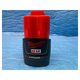 Brand new-Milwaukee M12 REDLITHIUM 1.5Ah Compact Battery.