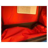 This item is a Milwaukee contractor tool bag, constructed from tough, water-resistant 600 denier material.