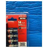 This item is a Milwaukee SHOCKWAVE Impact Duty 3/8' Drive Metric 6-Point Socket Set (model 49-66-7007)