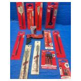Various Milwaukee tools , bits , fastback , socket Adaptors self fed bit
