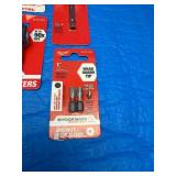 Various Milwaukee tools , bits , fastback , socket Adaptors self fed bit